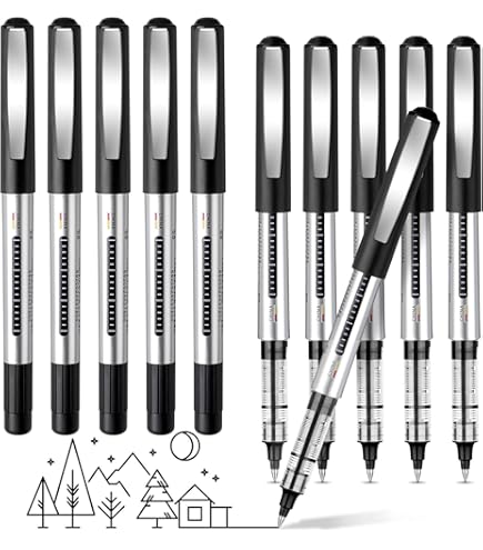 M&G Gelstifte, 12 Stück, 0,5 Mm – Schwarze Tinte, Glatter Schreiblauf, Für Büro & Journaling