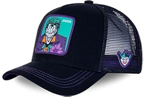 Capslab Joker DC Batman Black Purple Trucker Cap