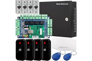 UHPPOTE Wiegand Kit de Carte de contrôle d'accès réseau RFID 26 Bits en métal AC 220 V pour 4 Portes