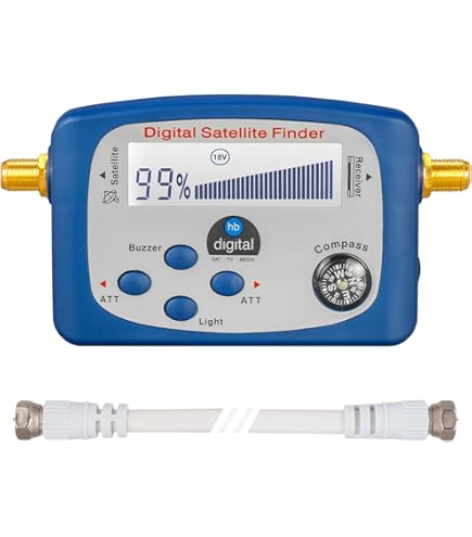 Goobay 67140 Misuratore Satellitare Digitale Con Display LCD - Nero/argento - Foto 12