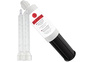 DIP TOOLS DIP-Tools KLEBFIX - Pegamento Epoxi de 2 Componentes para Madera, Metal, Vidrio, Plástico y Más en Sólo 5 Minutos - transparente (1x150ml)