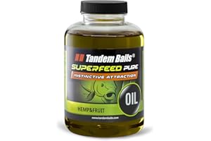 Tandem Baits SuperFeed Pure l'huile de Poisson, D'appâts pour carpes, Pêche de la Carpe, Peche, Pop-Ups, Bouillette Carpe, Professionnel Accessoires de Pêche Carpe 500ml