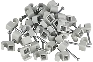 REV Expressschellen, 100 St. Nagelschellen -Kabelschellen, 10-14mm, grau