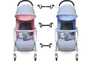 BABYFOND Connecteurs universels pour poussette de bébé,Lot De 3 Connecteurs Pour Poussette,Connecteurs de poussettes, sécurité portable,crochet pour attache de sécurité
