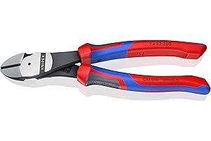 KNIPEX Kraft-Seitenschneider mit Comfort-Griffen 200 mm, 74 22 200