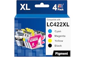 Starink LC422XL Druckerpatronen Kompatibel für Brother LC422, LC422XL | Multipack für Brother MFC-J5740DW, MFC-J5345DW, MFC-J6940DW | 4er Pack Schwarz, Cyan, Magenta, Gelb