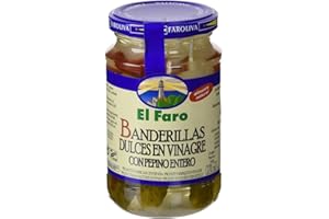 El Faro Banderilles doux Pickled concombre avec entéro - 350g. Rapporter