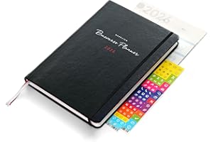 ‎WEEKVIEW weekview Business Planner 2026 A5+ – Professioneller Personal Organizer & Erfolgsplaner | Wochen- & Quartalsplanung, Jahresziele, Business-Tools, Notizseiten (Black, Classic)