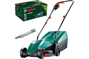 Bosch Home and Garden Tondeuse à gazon - ARM 3200 (1200 W, largeur de coupe : 32 cm, livrée avec une lame supplémentaire, dans un carton) Vert