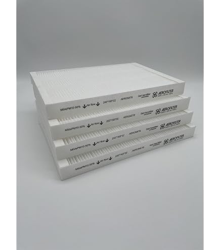 Lot De 2 Filtres Compacts M5 Et F7 Compatibles Atlantic DUOCOSY & DUOLIX - 190x400x22 Mm