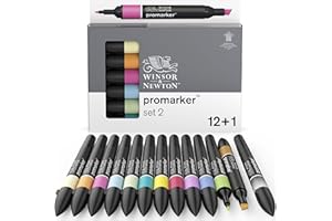 Winsor & Newton Promarker Set de 12+1 Set de 2