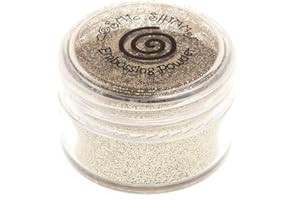 Cosmic Shimmer Brilliant Sparkle Embossing Powder-White Gold, Acrylic, 20ml