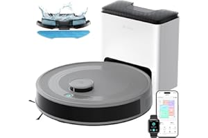 LEFANT Robot Aspirador y Fregasuelos 10.000pa, Autolimpieza 45 Días, Navegación LiDAR dToF, Evasión Obstáculos PSD 190°, 240min, Batería 5200mAh, Mapeo Inteligente Aspiradora Robot, App/Alexa/Iwatch