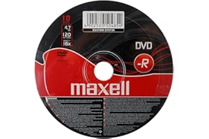Maxell DVD-R 16x 10-Piece Shrink Wrap.