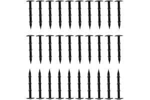 ERUIV Chiodi Telo Pacciamatura, Ultraresistente Ganci per Telo Pacciamatura, Utilizzabile per Pacciamatura, Confezione da 50 Pezzi, Ideale per Scene all'aperto Come i Giardini, 15 cm di Lunghezza