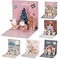Pop Up 3D Christmas Cards With Envelopes, 2025 Upgraded Holiday