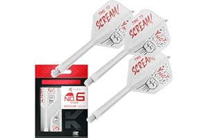 TARGET DARTS Target Japan Player Edition K Flex Flights and Shaft System | 3er-Pack Kflex All In One Flights, Player Edition Dartzubehör | K-Flex Dartschaft kurz/Mittelstufe/Mittel