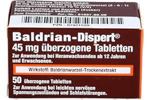 BALDRIAN DISPERT 45 mg überzogene Tabletten 50 St