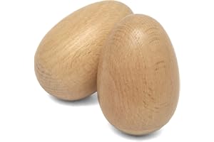 TIGER SHA28-NT Egg Shaker, Holz - Natur - Ein Paar