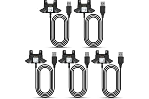 DDONG PLUS TC77-Ladekabel für TC77, BT-000318, Akku-Ladegerät für Zebra TC77, TC70, TC72, TC75, TC55, TC75EK, TC700H, TC700K, TC77HL TC720L, TC70x, TC75x, Ladegerät, Scanner, Ladegerät, USB-Datenkabel, 5 Stück