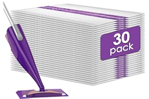 MIBUMIKI (30 Count) Disposable Mop Pad Refills Compatible with Swiffer WetJet, Spray Cleaning Replacement Pads, Multi-Surface Mop Pad Refills for Floor Cleaning, 30 Pieces Spare Pack