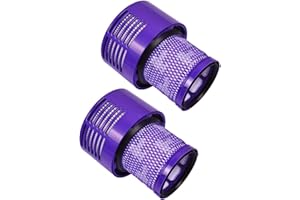 ANKA Replacement Filter Compatible with Dyson V10 Cordless Cyclone Animal Absolute Total Clean Washable 2Pack Purple