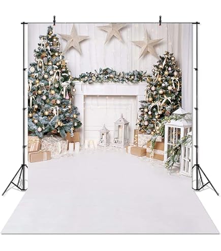Photography Backdrops Christmas Background Backdrops Snow Forest Bokeh Winter Props Xmas Vinyl Photo Backdrop Interior Decor