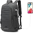 Kono Travel Laptop Backpack Anti-Theft 15.6 Inch Business Laptop Rucksack Bag with USB Charging Port, Water Resistant Lightweight Casual Daypack Computer Bag for Men Women