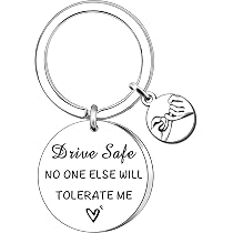 Portachiavi Umoristico Pinky Promise - Regalo Anniversario Fidanzato Fidanzata - Acciaio Inossidabile Argento 28x50mm