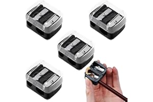 VTYTZZ 4 Stück Makeup Sharpener Anspitzer,Kajal Spitzer,Spitzer Für Kajalstifte,Universal Anspitzer Für Augenbrauenstift,Lippenkonturenstift,Für Dicke Und Dünne Stifte,Kajalstifte Augenbrauenstift,Eyeliner