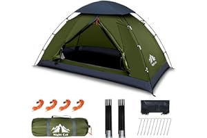 Night Cat Tenda Da Campeggio Per 1 2 Posti: Montaggio Rapido Tende Impermeabile Per Trekking