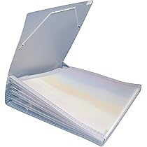 Scatole Organizzative Per Scrapbooking | Set Da 2 | Traslucide Rosa E Turchese | 19,8x14,6x3,1 Cm