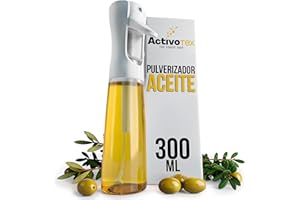 ActivoTex Spray Pulverizador para cocinar. Vaporizador, Dosificador de Aceite de Oliva, Vinagre y Limon.