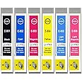 Go Inks 1 Set of 6 Ink Cartridges to replace Epson T0807 Compatible/non-OEM for Epson Stylus Photo Printers (6 Inks)