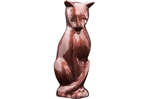 URNS PARADISE Surprise Cat Urn, Pet Urns For Cats Ashes, Pet Cremation Urn For Cat, Memorial Decorative Handmade, Pet Remembrance Gift Cat, Memory Of His Pet