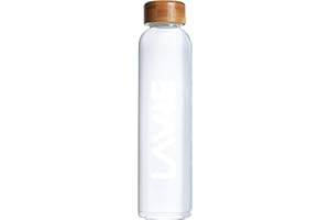 LaVie Pure et Premium Bouteille 1 Litre en Verre Borosilicate pour purificateurs d'eau LaVie Pure et Premium
