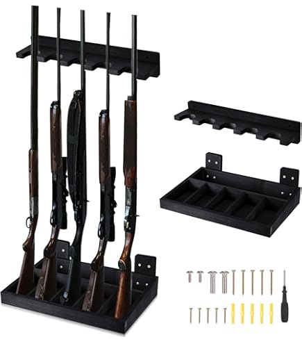 Gexgune Pistolenständer 6-Fach - Waffenhalter Aus Schaumstoff Für Safe