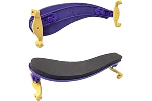 Hidersine Shoulder Rest 4/4 size Purple. Shawbury Model. Adjustable height and width. For full size violins. Comfortable and easy to fit.