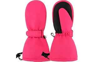 JANGANNSA Baby Handschuhe Winter Kinder Fäustlinge Baby Junge Mädchen Wasserdicht Gloves Unisex Outdoor Handschuhe Skihandschuhe 1-6 Jahre