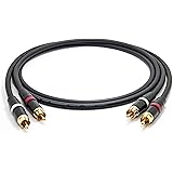 Mogami 2534 Quad Stereo Paar (L,R) Audio Kabel | Neutrik Gold Cinch RCA | HiFi, 1,0 m