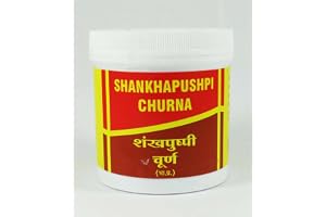 Vyas Shankhapushpi Churna ofarlig ayurvedisk medicin för mentala - 100 gram