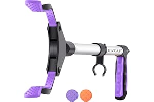 HATAF® 32inches Litter Pickers for Adults, Grabber Stick, Helping Hand Grabbers for Disabled, Foldable Litter Pickers for Children Rotating Head 360 Degree Reaching Aids (32" Purple)