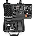 LEKUFEE Waterproof Hard Case for DJI Osmo Action 5 pro, 4, 3 - Adventure & Standard Combo,and More Accessories (Case Only)