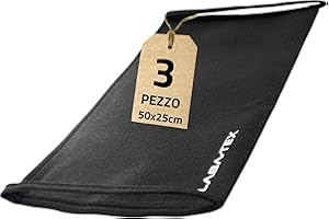 LABA-TEX – Tappetino antiallagamento, set di 3 pezzi: 50 x 25 cm, sacchi senza sabbia attivati con acqua per porte, porte di cantine e garage, barriera antiallagamento con capacità di 5 litri