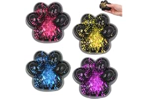 DHINCHANSAIB 4 giocattoli Squishy Zampa di gatto Squishy Gatto Gatto Gigante Giocattoli Anti Stress Kawaii per Alleviare l'Ansia Fufu Taba Yoyo Squishy Giocattolo Fidget Carino per Bambini e Adulti (XXL)