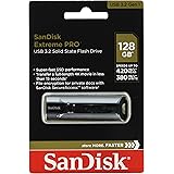 SanDisk Extreme PRO 128 GB Solid State Flash Drive, USB 3.1(Gen 1)