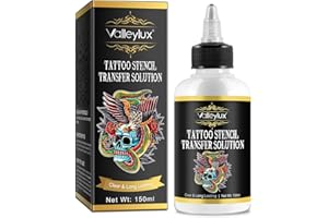 BIBONSE Tattoo Transfer Gel Creme, 5.1 oz Tattoo Stencil Gel Frisches Tattoo Pflege Stuff Stencil Tattoos Haut Lösung für Tranferpapier Maschine Transfer Seife Tattoo Zubehör