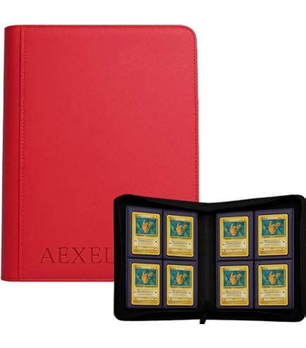 バッグ Re-collection Card Aexel Premium Trading Card Zipper Binder 360 Card Capacity 9