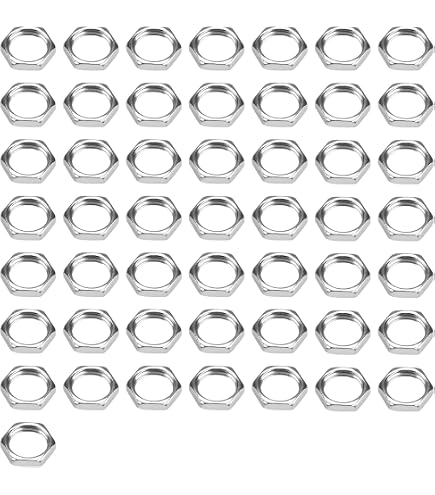 Tiges Filetées Creuses M10 - 10 Pièces - Longueur 40mm - Pour Lampes, Luminaires - Alliage Zinc Argenté