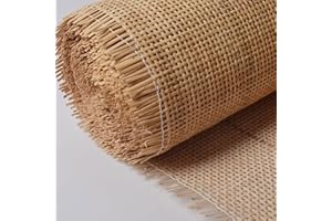 MZECH Rouleau de cannage, 40cm de Large Rouleau de Toile en Rotin Naturel pour Projets de Cannage, Rotin pour Cannage Sangle Cannage Rotin Rouleau pour Armoire, Chaise, Meubles DIY(40x100cm)